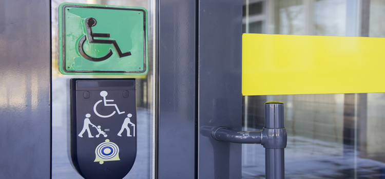 automatic handicap door opener in Exeter